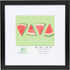 FrameWorks 12x12" mat to 8x8" Classic Wooden Picture Frames Tempered Glass / Black / 2-Pack