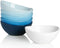 SWEEJAR Ceramic Small Bowls Set, 8 OZ for Ice Cream, Dessert, Small Side Dishes, Salad, Fruit, Set of 6 (Blue)