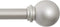 Kenney 5/8? Chelsea Ball Decorative Window Curtain Rod, 48-86", Champagne Silver