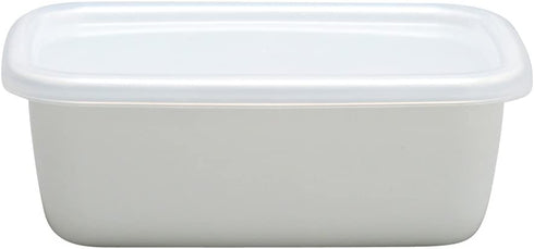 Noda enamel rectangle deep S White Series WRF-S