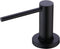 TUTEW Built in Sink Soap Dispenser, Kitchen Sink Soap Dispenser? Lotion Dispenser for Kitchen Sink, Matte Black Stainless Steel Pump Head,Sink Soap Dispenser with 17OZ Bottle