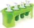 Tovolo Zombies Ice Pop Molds, Flexible Silicone, Easily-Removable, Dishwasher Safe, Set of 4 Popsicle Makers with Sticks