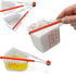 Dreamfarm Levups | Scraping Self-Leveling Measuring Cups | Set of 4 Cups | Red