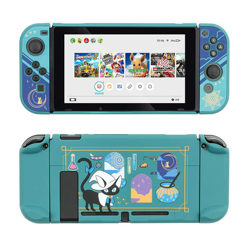 GeekShare Protective Case Slim Cover Case Compatible with Nintendo Switch and Joy Con - Shock-Absorption and Anti-Scratch -- Alchemy Cat