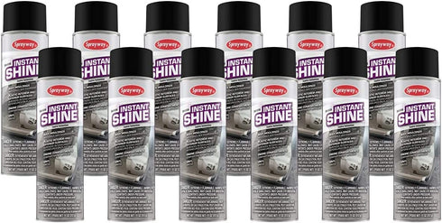 Sprayway SW936 Aerosol Instant Shine Vinyl Cleaner and Protectant, 11 oz.