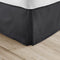 Linen Market Pleated Bed Skirt, Queen, Black