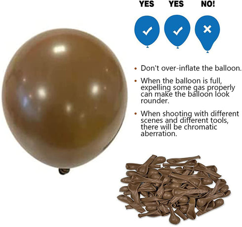 169pcs Brown Balloons Garland Kit with 18In 10In 5In Double-Stuffed Neutral Coffee Blush Nude Balloons for Tear Bear Jungle Safari Woodland Themed Wild One 1st Birthday Wedding Thanksgiving Boho Party Decorations (Brown/Blush/Nude)