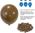 169pcs Brown Balloons Garland Kit with 18In 10In 5In Double-Stuffed Neutral Coffee Blush Nude Balloons for Tear Bear Jungle Safari Woodland Themed Wild One 1st Birthday Wedding Thanksgiving Boho Party Decorations (Brown/Blush/Nude)
