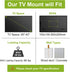 USX MOUNT TV Wall Monitor Mount Fits for Most 26 - 42 Inch TVs & Monitors,Holds up to 66lbs, TV Monitor Mount Bracket with Adjustable Tilt Swivel,Max VESA 200x200mm