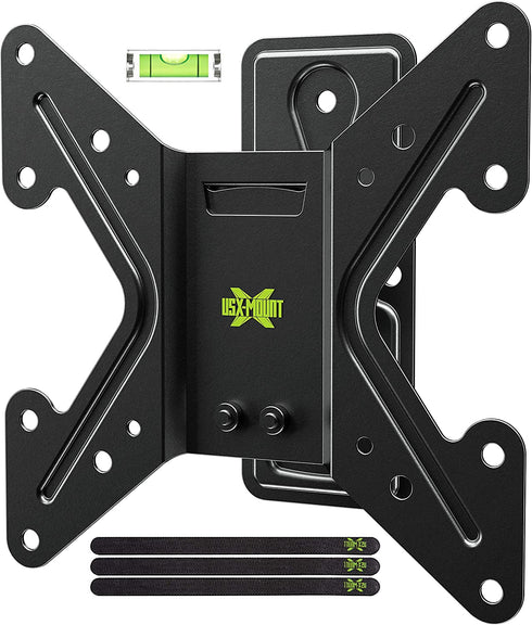 USX MOUNT TV Wall Monitor Mount Fits for Most 26 - 42 Inch TVs & Monitors,Holds up to 66lbs, TV Monitor Mount Bracket with Adjustable Tilt Swivel,Max VESA 200x200mm