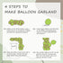 Sage Green Brown Balloon Garland Kit 140 Pcs, TOPLLON Safari Woodland Balloon Arch with Sage Green Dark Brown Beige Gold Matte Balloons for Baby Shower Safari Birthday Decorations