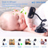 Mikikin Portable Mini Clip on Stroller Fan, 3 Speeds Settings, Flexible Bendable USB Rechargeable Battery Operated Quiet Desk Fan Ideal for Home, Office, Car, Travel, Camping, Outdoor