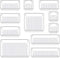 Qozary 11 Pack Clear Plastic Drawer Organizer Containers, Storage for Desk Drawers Trays, Kitchen Bathroom Makeup Drawer Dividers with Large Capacity Bins, 5-Size Trays for Bedroom Dresser Drawer
