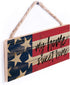 P. Graham Dunn My Home Sweet Home American Flag 10 x 4.5 Wood Wall Hanging Plaque Sign