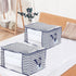 Fajyaz 105L Clothing Storage Bags, Blankets, And Quilts Storage Bags With Zippers(3 Pack)Foldable Organizer With Reinforced Handle?Clear Window