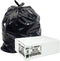 Aluf Plastics RCT-30 Star Sealed Coreless Rolls with E-Z Tie Flap Closure, 30 gal, Polyethylene, 30" x 36", Black (Pack of 100)