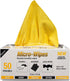 Eurow Reusable Microfiber Cleaning and Drying Wipes with Dispenser Box, 200GSM, 12 by 12 Inches, Pack of 50
