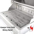 Kona Grill Brush and Scraper - 18" Premium Deep Clean BBQ Accessories Tool, Makes Grill Cleaning Easy - Safe for All Grill Types - Stainless Steel Bristles