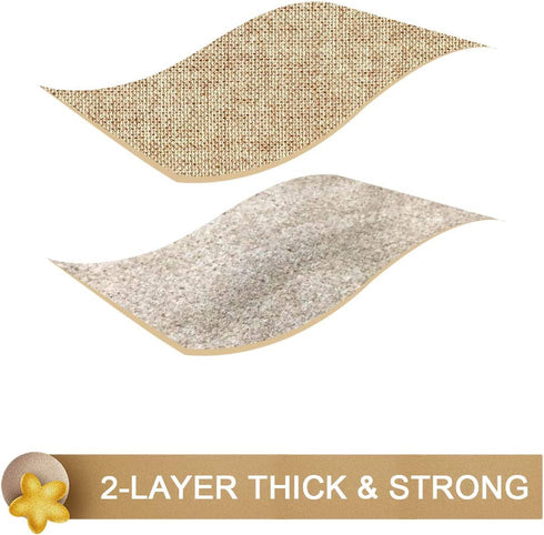 yuboo Burlap Christmas Fall Tree Skirt with Ruffle Border,48" Linen Rustic Tree Ornaments for Farmhouse Autumn Xmas Holiday Party Decorations