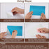 30 Pieces Flexible Mirror Sheets Self Adhesive Non Glass Mirror Tiles Mirror Stickers for Home Wall Decor (6 x 9 Inch)
