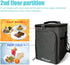 11L!2 Compartment Lunch Box,2 Deck/Dual Compartment/2 Compartments/Double Deck Insulated Lunch Bag Box,Lunch Box for Men/Women,Lunch Bag for Women/Men,Reusable Bag,Beach Cooler Bag