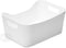 YBM HOME Storage Bins - Open Plastic Organizers and Storage Basket for Kitchen Pantry Organization, Under Sink Bathroom Storage, Toy Baskets, Food Storage Box Containers (Small - White)