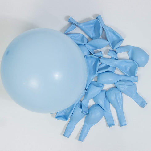 Pastel Pink and Blue Balloon Arch Garland Kit-Macaron Pink Balloon Blue Balloon White Balloon 18/12in 141Pcs for Birthday,Gender Reveal,Baby Shower,Wedding,Engagement,Christmas and New Year Party Decoration.
