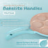 FRUITEAM Griddle Pan, Pancake Pan Nonstick 10 Inch Pancake Maker Mini Pancake Mold Pan 7-Cup Blini Pan Grill Pan for Kids Gifts Cake
