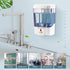 Hand Sanitizer Dispenser, Automatic Touchless Soap Dispenser, Infrared Sensor 600ml Gel/Liquid Soap Dispenser Wall Mount Operated for Hospital,Airport,Kitchen,Bathroom,Hotel¦ (White)