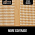 Gorilla Grip Extra Strong Rug Pad Gripper, 5x7 FT, Grips Keep Area Rugs in Place, Thick, Slip and Skid Resistant Pads for Hard Floors, Under Carpet Mat Cushion and Hardwood Floor Protection