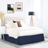 Nestl Pleated Bed Skirt, Easy Fit Bed Skirt, 14 Inch Tailored Drop Bed Skirt, Soft Double Brushed Premium Microfiber Ruffle Bed Skirt, Luxury Bedskirt, Hotel Bed Ruffle, King Bed Skirt Dark Blue