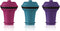 Vacu Vin Wine Saver Vacuum Stoppers Set of 6 Blue/Pink/Purple