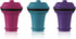 Vacu Vin Wine Saver Vacuum Stoppers Set of 6 Blue/Pink/Purple