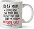 Mothers Day Gifts For Mom Gift Funny Birthday Coffee Cup Mugs From Daughter Son Mother's Day Mug Presents in Law Step Moms Finest Unique Sarcastic Present Ideas Stepmom Aunt Wife Tea Cups