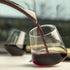 Stemless Wine Glasses Set of 2 Aerating wine glasses Elegant Wine Glasses Stemless large wine glass CulinexCo.com Red Wine Glass Tumbler stemless wine glass set cup wine cups non drip no spill glass