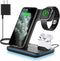 WAITIEE Wireless Charger 3 in 1, 15W Fast Charging Station for Apple iWatch 6/5/4/3/2/1,AirPods Pro,for iPhone14/13 Pro/Pro Max/12/11/X/Xr/Xs/8/Samsung Galaxy Phone Series (No Watch Charging Cable)