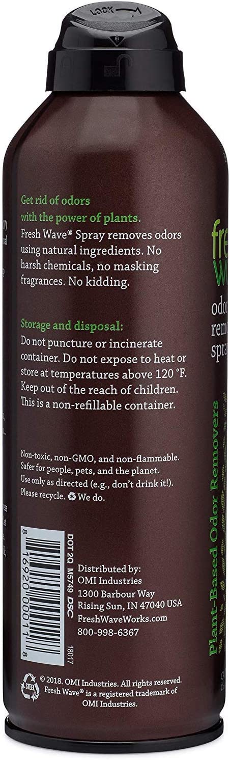 Fresh Wave Odor Eliminator Spray & Air Freshener, Non-Aerosol, Fine Mist, 8 oz.