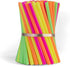 300ct Large Milkshake/Smoothie/Slush Straws, Disposable Jumbo Extra Wide Thick Long Plastic Drinking Straw, Assorted Colors, 9"x.26" (300) (Neon)