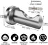 Bath Towel Hooks Brushed Nickel 3 Packs, Modern Wall Mount Bathroom Door Hooks for Hanging Towels Wall Hooks Stainless Steel Heavy Duty Clothes Coat Robe Hand Towel Hook Rack (Brushed Nickel)