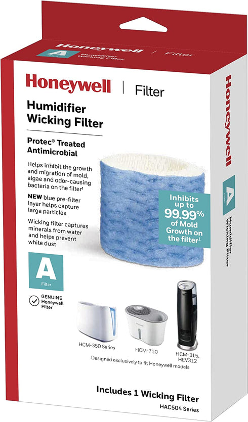 Honeywell Replacement Wicking Filter A, 1 Pack, White