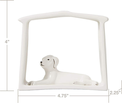 SKL Home by Saturday Knight Ltd. Fur Ever Friends Toothbrush Holder, White
