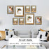 ArtbyHannah 5x7 Inch 2 Pack Modern Champagne Gold Picture Frame Sets for TableTop Display or Wall Mounting,Photo Frames for Wedding or Home Decoration