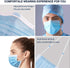 100 Pack Premium Disposable Face Masks Medical Grade -3 Ply Face Mask for Adults -USA Made Masks, Comfortable,Soft, Breathable