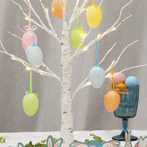 Vanthylit LED Easter Birch Tree Lights with Eggs Battery Powered Centerpiece Decoration Tabletop Tree Light for Home Wedding Holiday