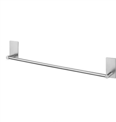 KES Adhesive Towel Bar 20-Inch Bathroom Towel Holder No Drill Stick on Towel Hanger Contemporary Style Wall Mount SUS 304 Stainless Steel Brushed Finish, A7000S50B-2