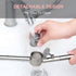 Mempedont Garlic Press Mincer - Update 304 Stainless Steel Garlic Crusher & Peeler Set, Larger & Longer Detachable, Heavy-duty, Rust Proof Garlic Mincer Design for Extracts More Garlic Paste Per Clove