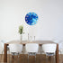 MySty Blue Full Moon Wall Clock, Silent Non-Ticking Quality Quartz Battery Operated Wall Clock - 10 Inch Round Easy to Read Decorative for Home Office School