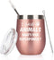 I Save Animals, Whats Your Superpower-Vet Tech Gift Stainless Steel Wine Tumbler with Lid, Birthday Christmas Ideas for Veterinarian Veterinary Technician, Doctor Assistant Graduation(12oz, Rose Gold)