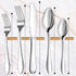 Silverware Set,Bonasen 20-Piece Silverware,Flatware Serving Set,Stainless Steel Silverware Set, Flatware Cutlery Set,Include Knife/Fork/Spoon, Mirror Polished