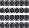 Black Cabinet Hinge, Antrader 1" x 3/4" Metal Foldable Butt Hinge for Cabinet Door Closet, Black, Pack of 24